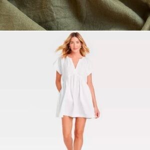 UNIVERSAL THREAD Linen Blend Mini Dress